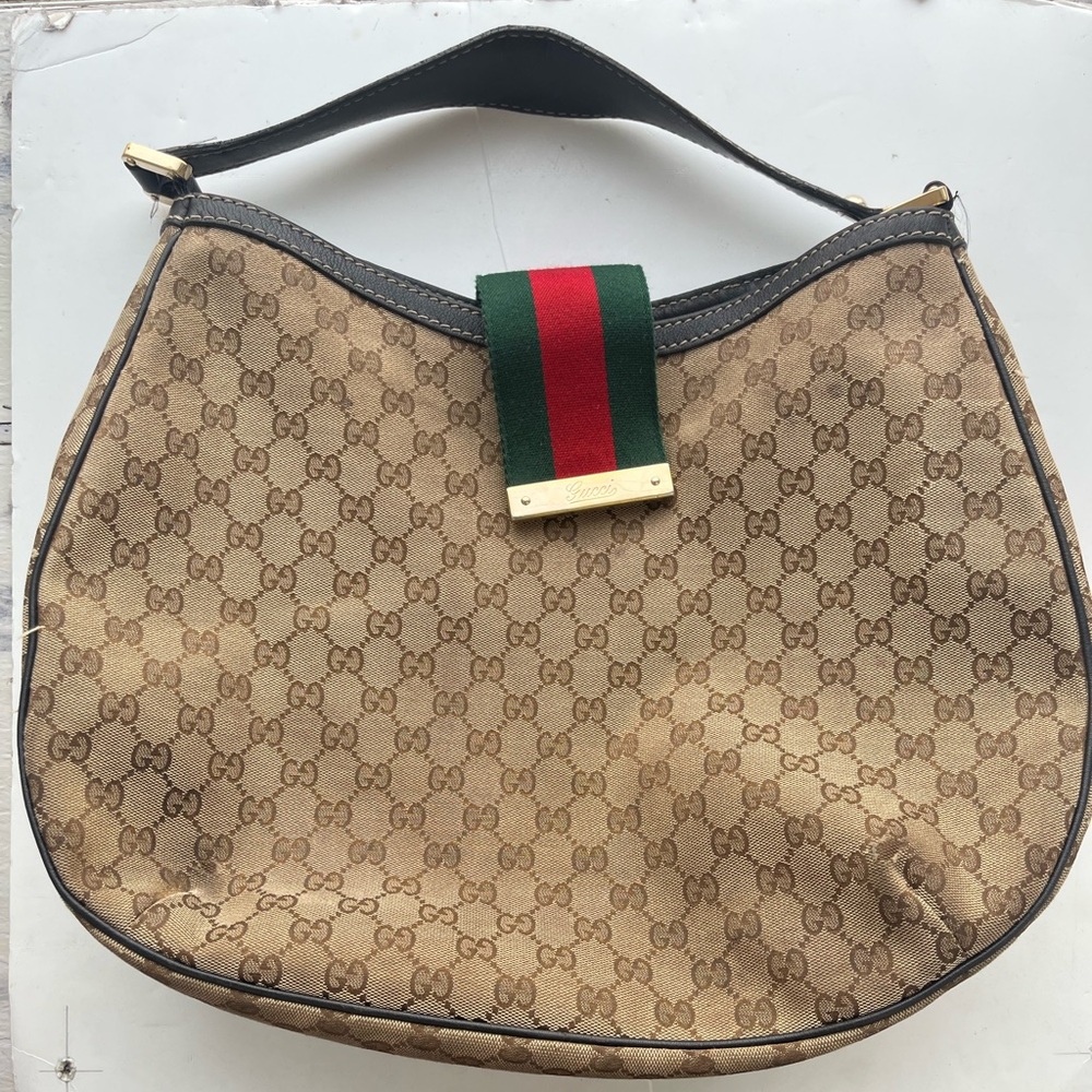 Gucci Canvas Hobo